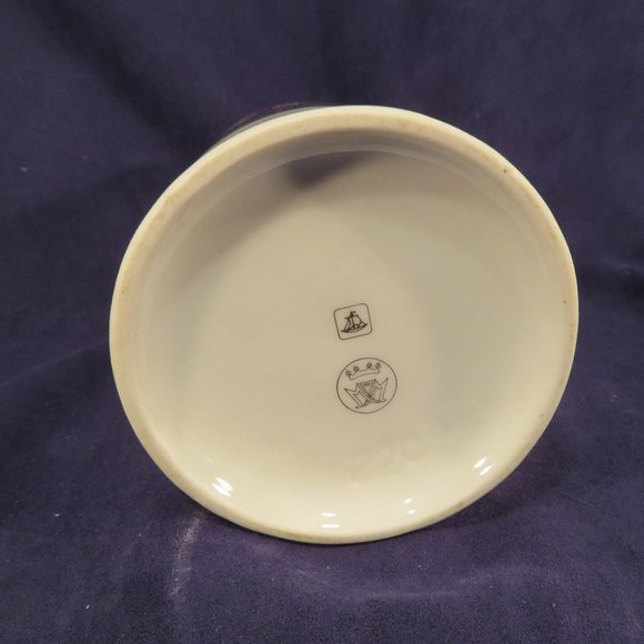 Vintage German Ceramic Bottle SHIPS Design 8.25" High (122C) - Picture 6 of 9